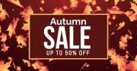 autumn sale , autumn/fall , autumn fall sale Facebook Shared Image template