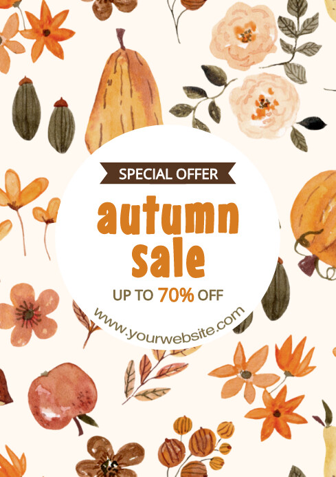 Autumn Sale A1 template