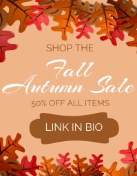 Autumn Sale Banner Ad Template | PosterMyWall