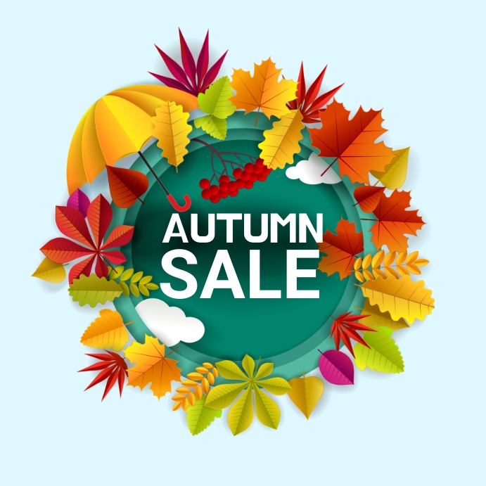 Fall Text Ad Copy of Autumn Sale Ads | PosterMyWall