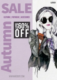 Autumn Sale Ads A4 template