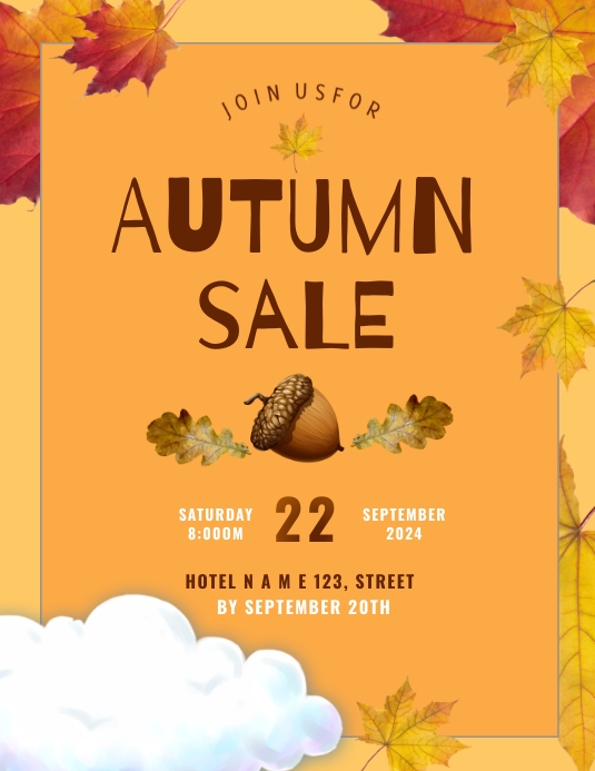 Copy of Autumn Sale Ads | PosterMyWall