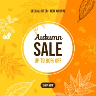AUTUMN SALE BANNER Instagram Post template