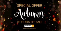 autumn sale Facebook Shared Image template