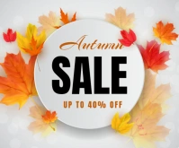 Autumn sale Umugqa Ophakathi template