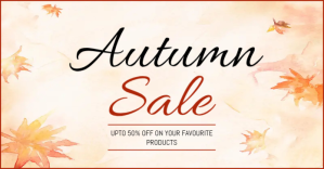 autumn sale Изображение, которым поделились на Facebook template