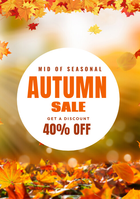 Autumn Sale Template | PosterMyWall
