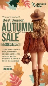 Autumn Sale Instagram Story template