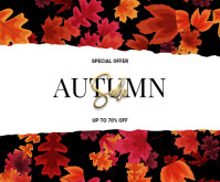 Autumn Sale Persegi Panjang Sedang template