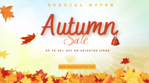 Autumn Sale Præsentation (16:9) template