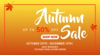 Autumn Sale Digital Display template