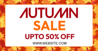 Hvid Autumn Sale Promotion Facebook Shared Image Template