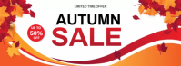 Autumn Sale Flyer Template Facebook 封面图片