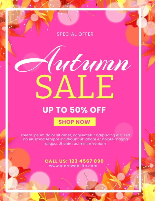 Autumn Sale Flyer Template