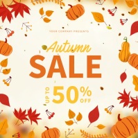 Fall sale Template | PosterMyWall