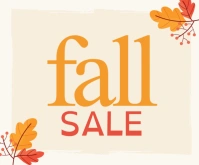Autumn Sale Template Rectángulo Mediano
