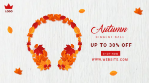 White Autumn Sale Iphosti le-Twitter Template