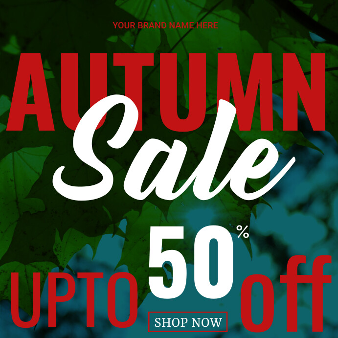 Autumn sale/winter sale Template | PosterMyWall