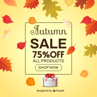 autumn-sales-background Instagram Post template