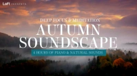 Autumn Soundscape relaxing music video thumb Уменьшенное изображение YouTube template