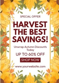Autumn Special Offer A4 template
