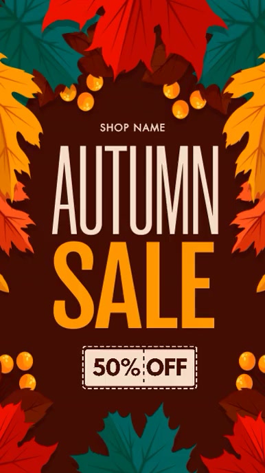 Autumn Template PosterMyWall