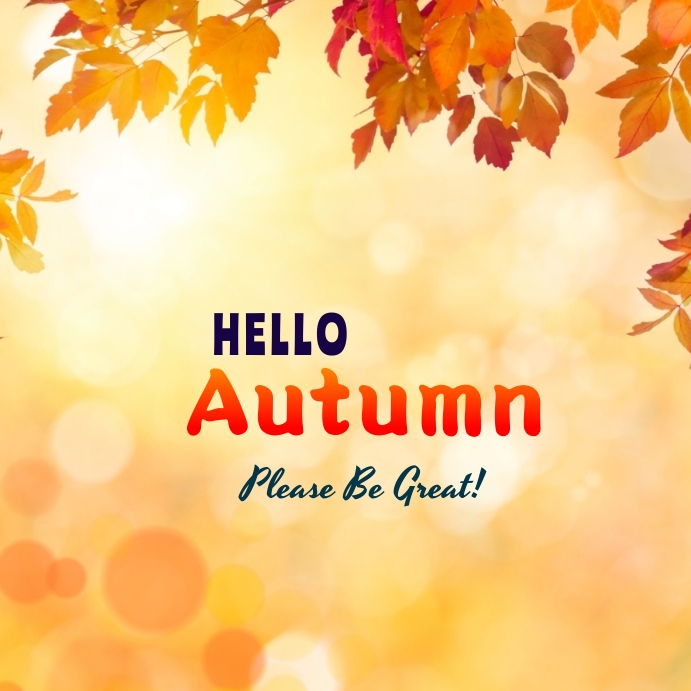 Autumn Template โพสต์บน Instagram