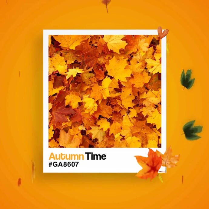 Autumn Time Template | PosterMyWall
