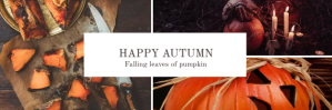Brown Autumn Celebration Twitter-header Template