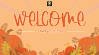 Autumn Welcome Digital Display (16:9) template
