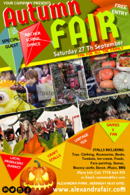 fall flyer templates