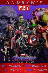 60 Avengers Customizable Design Templates Postermywall
