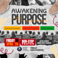 Awakening Purpose Instagram-Beitrag template
