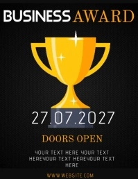 AWARD AWARDS NIGHT AD Flyer Template