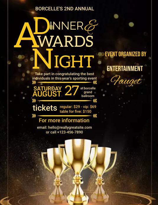 Award ceremony Template | PosterMyWall