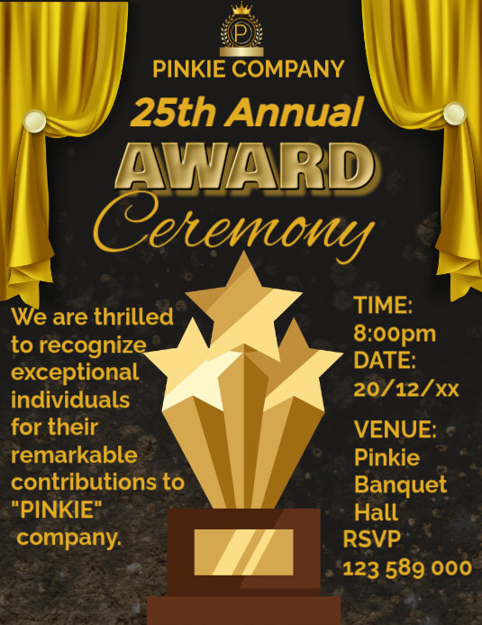 award ceremony Template | PosterMyWall