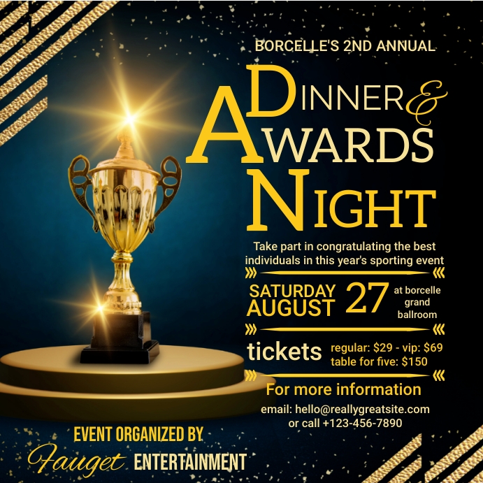 Award ceremony Template | PosterMyWall
