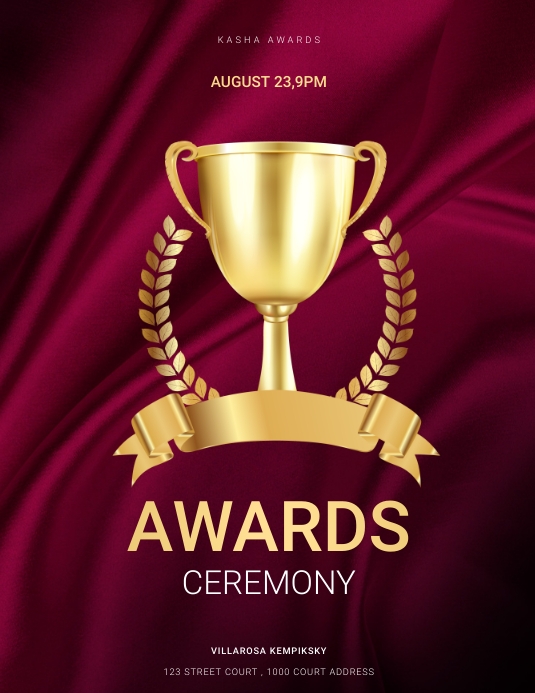 AWARD CEREMONY Template PosterMyWall