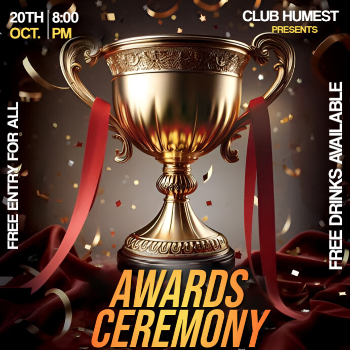 Award Ceremony Design Template | PosterMyWall