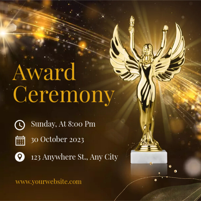 Copy of award ceremony template | PosterMyWall
