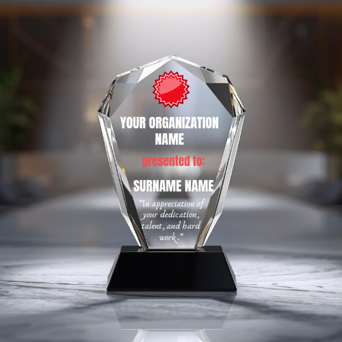 Copy of Award | PosterMyWall