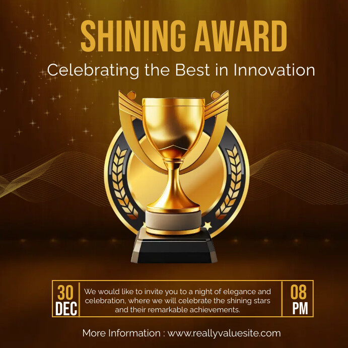 Award design. Template | PosterMyWall