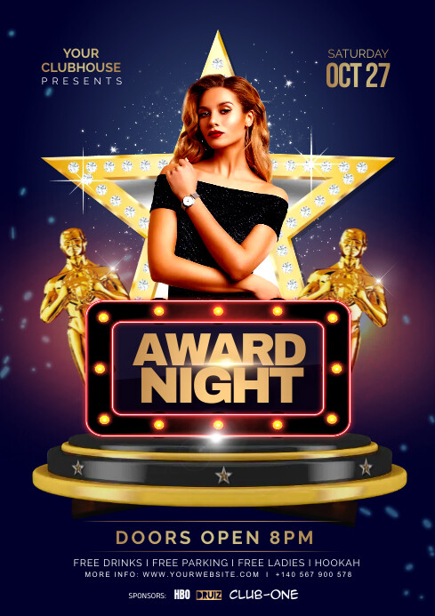 Copy of award night | PosterMyWall