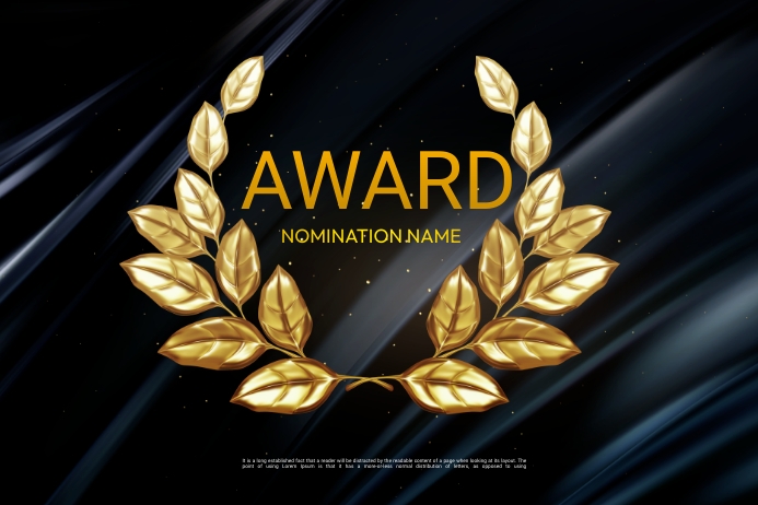 Copy of Award Nomination Banner | PosterMyWall