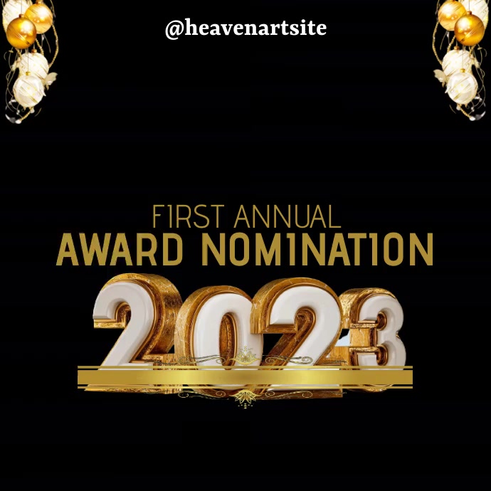Copy of award nomination instagram video post | PosterMyWall