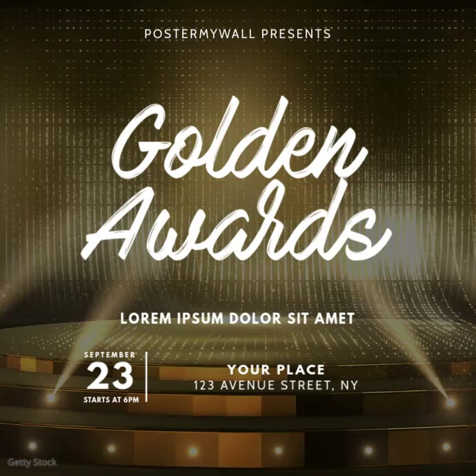 Awards Banquet Video Ad Template | PosterMyWall