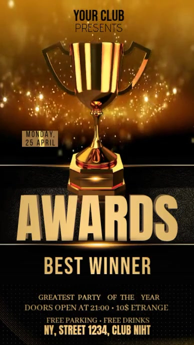 Awards Template | PosterMyWall