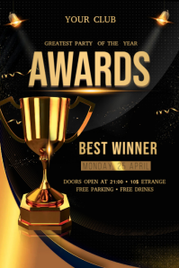 Awards Bannière 4' × 6' template