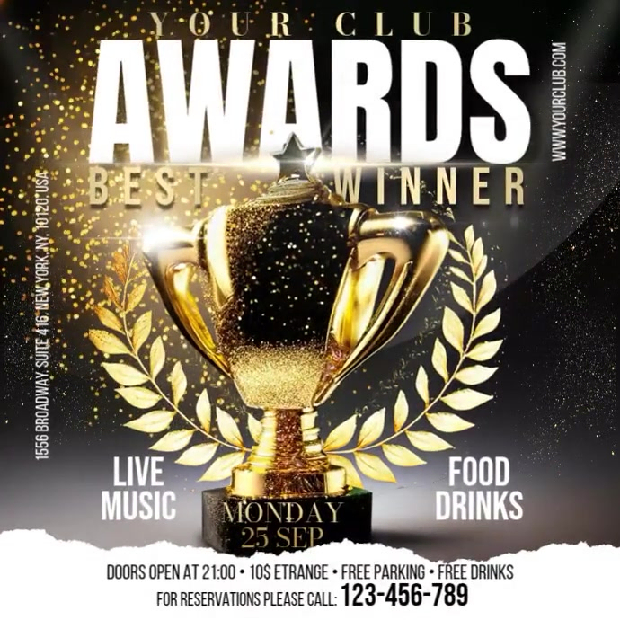 Awards Template | PosterMyWall