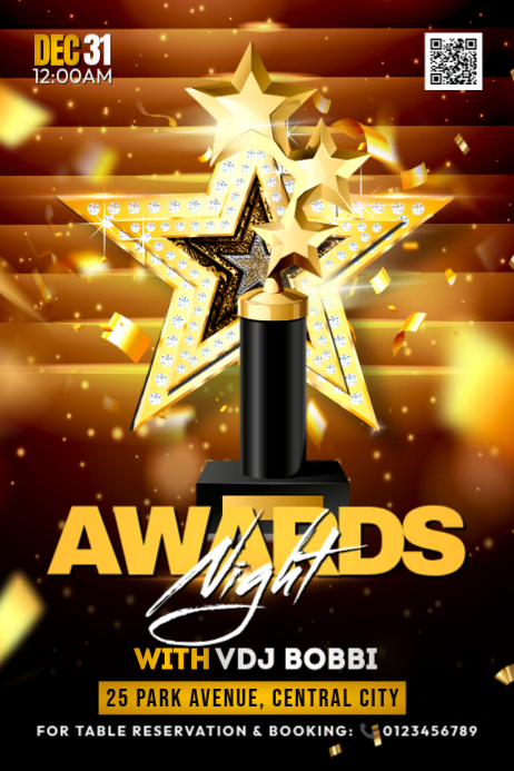 Plantilla de awards | PosterMyWall